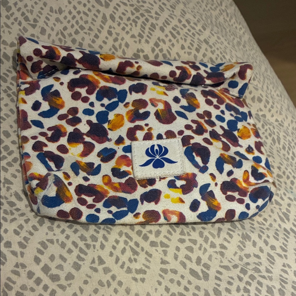 Colorful Sisley cosmetic pouch